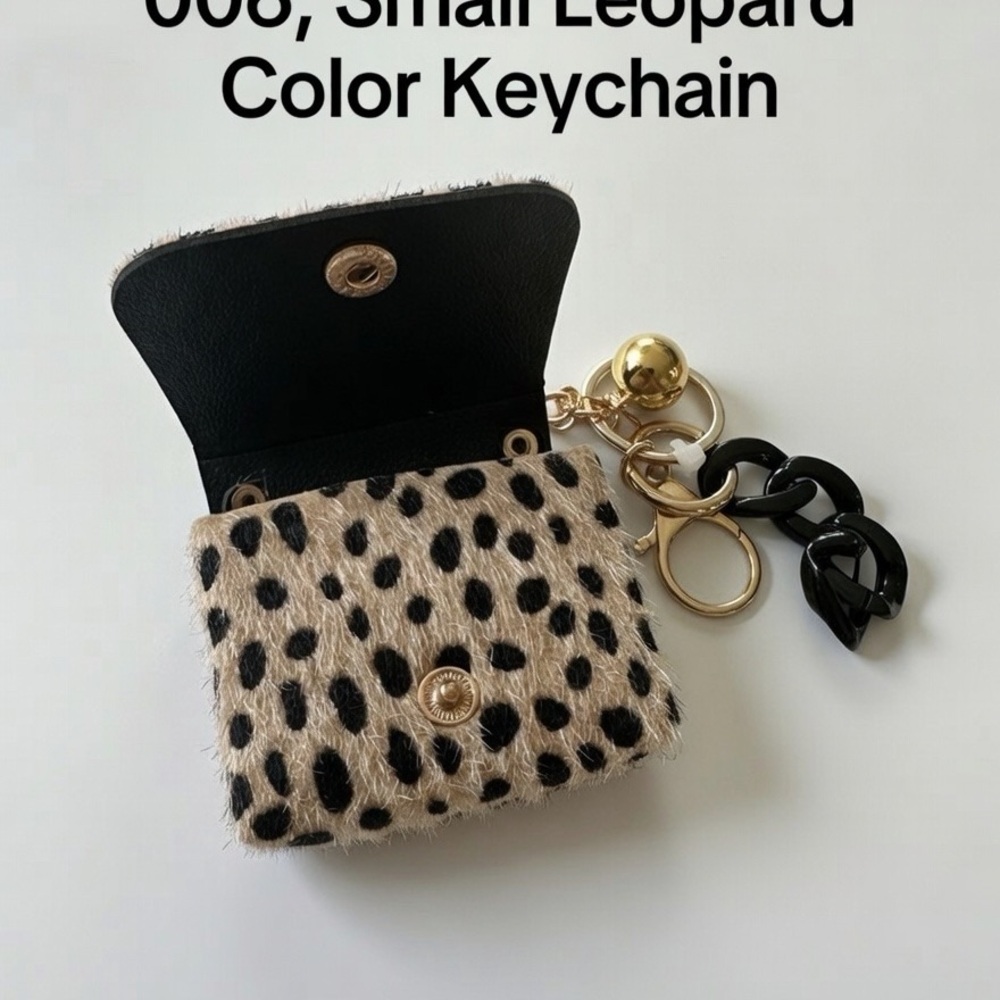 006, Leopard Print Keychain Charm - image 7